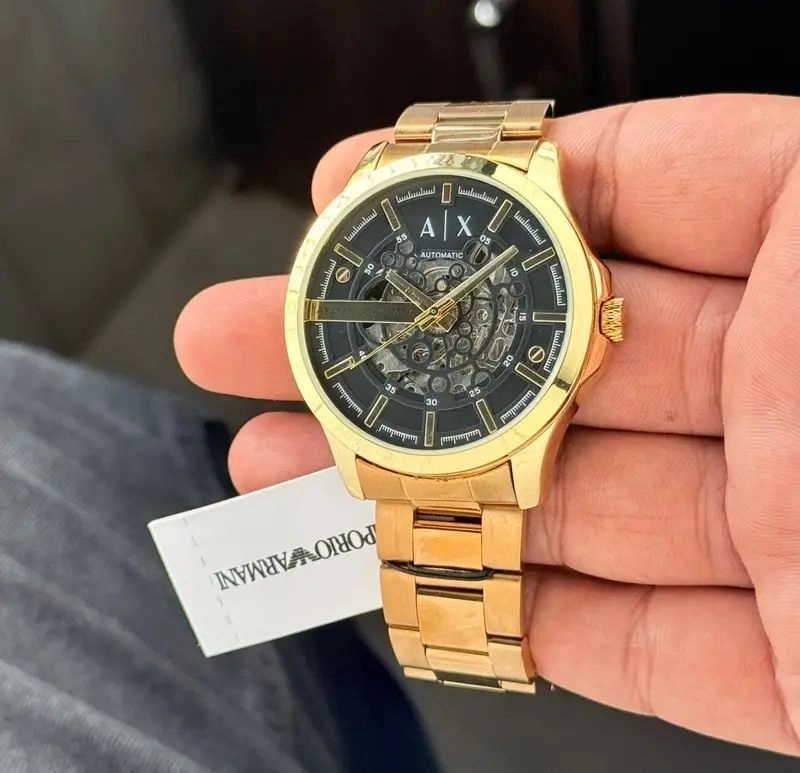 Armani Exchange Modern Automatic Gold Tone 1