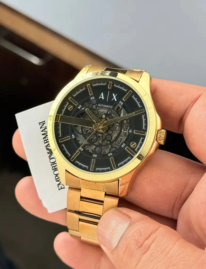 Armani Exchange Modern Automatic Gold Tone 5