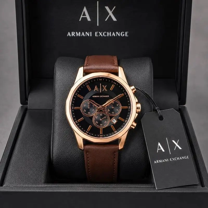 Armani Exchange Black Analog Dial 1