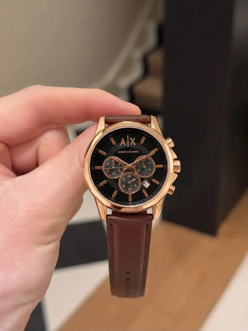 Armani Exchange Black Analog Dial 2