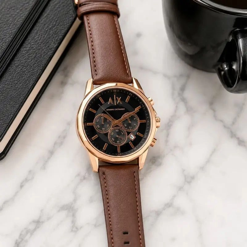 Armani Exchange Black Analog Dial 3
