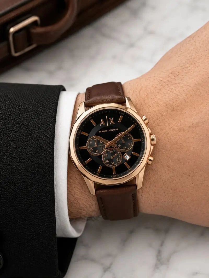 Armani Exchange Black Analog Dial 5