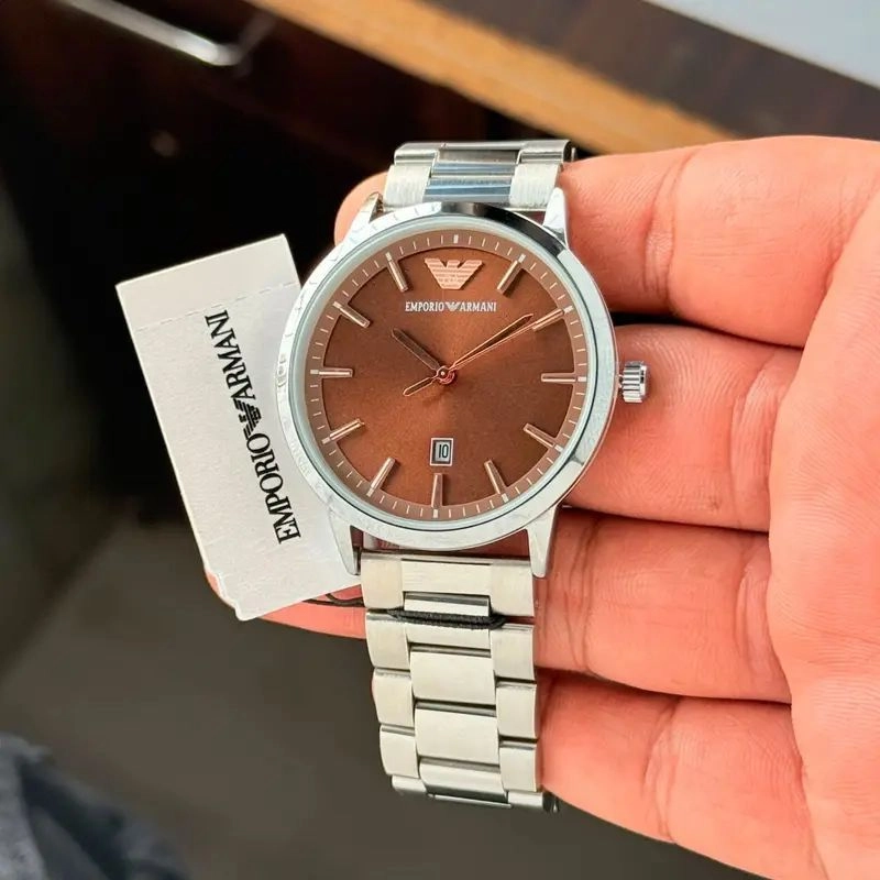 Emporio Armani Automatic Style Brown Dial 3