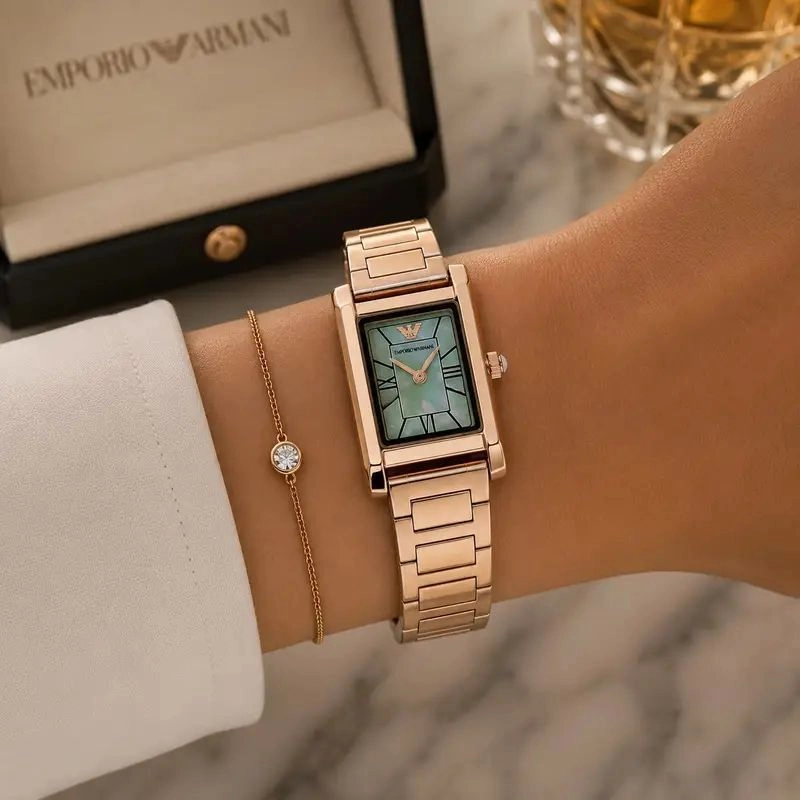 Emporio Armani Rectangular Dial 2