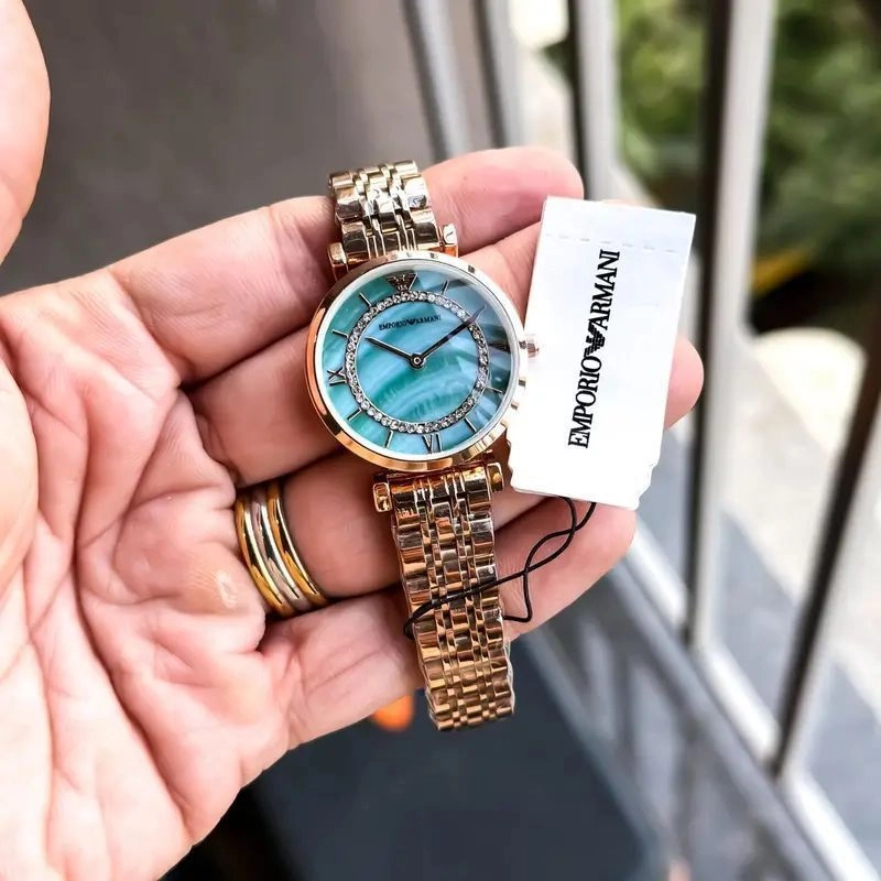 Emporio Armani Slim Blue Dial 1