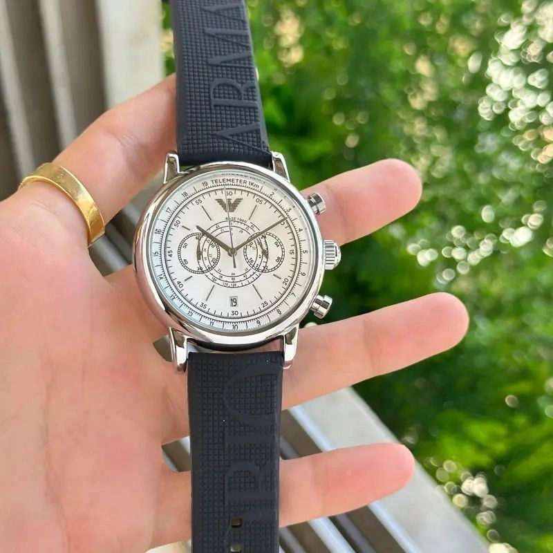 Emporio Armani Black Chronograph 1