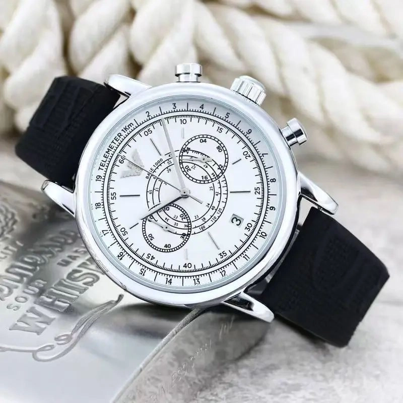 Emporio Armani Black Chronograph 3