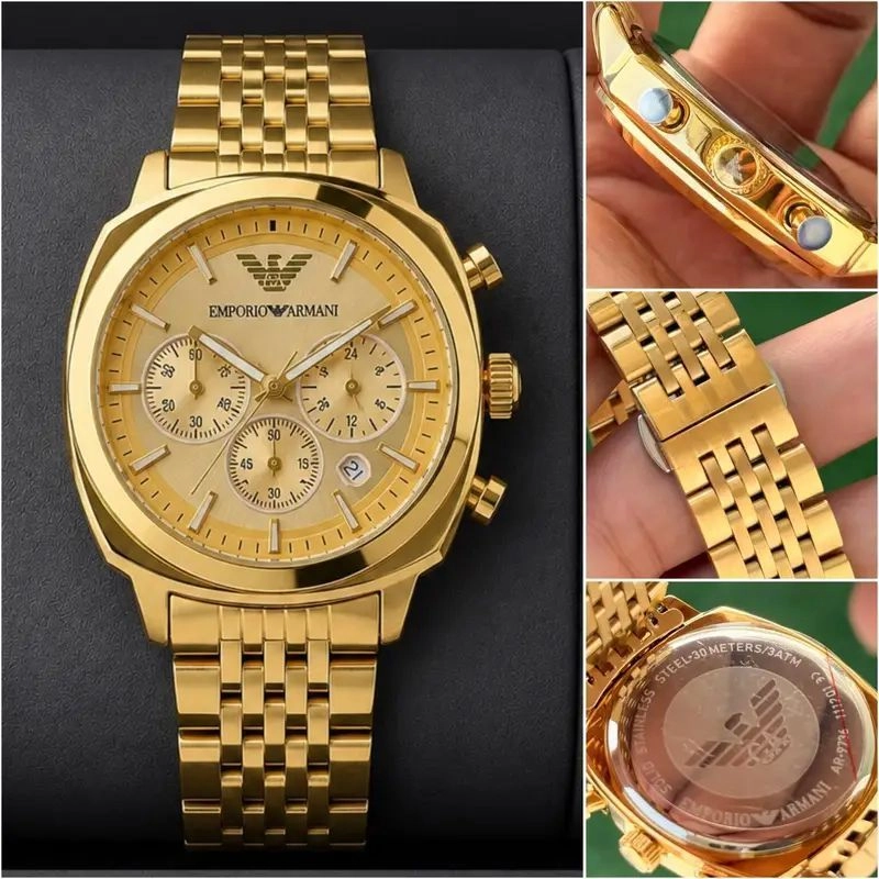 Emporio Armani Steel Classics Golden Dial 5