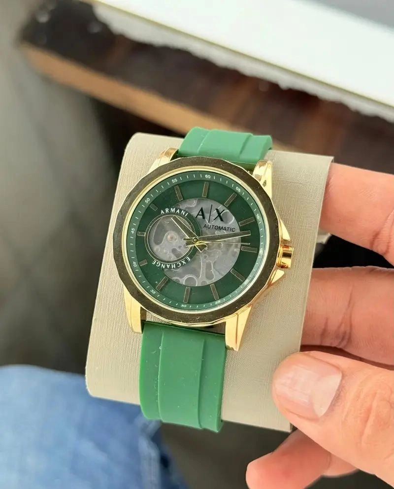 Armani Exchange Automatic Open Heart Green Edition 1