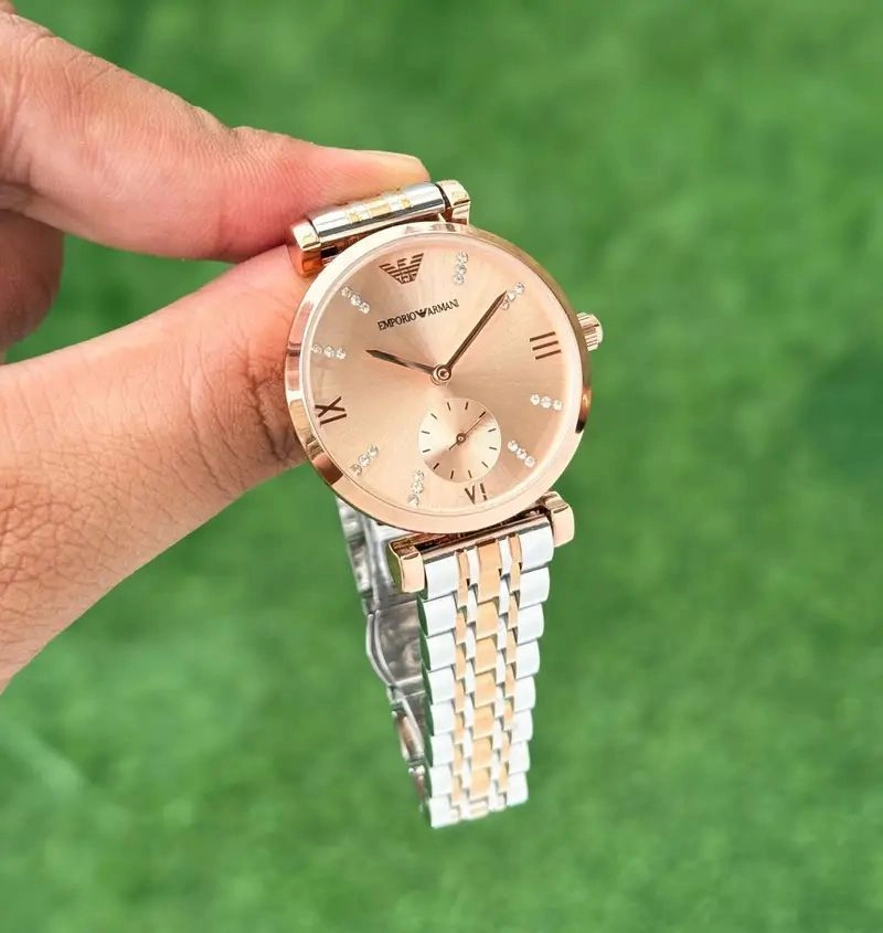 Emporio Armani Rose Gold Two Tone 5
