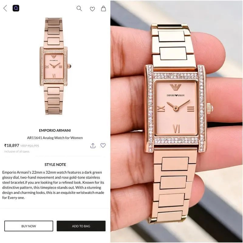Emporio Armani Genni Rose Gold 2