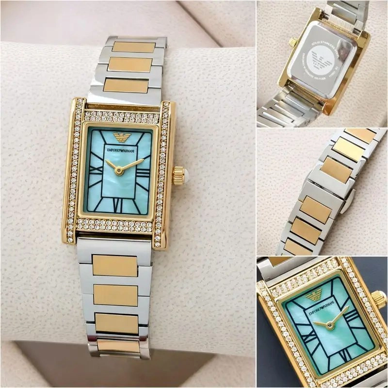 Emporio Armani Genni Rectangular Dial 4
