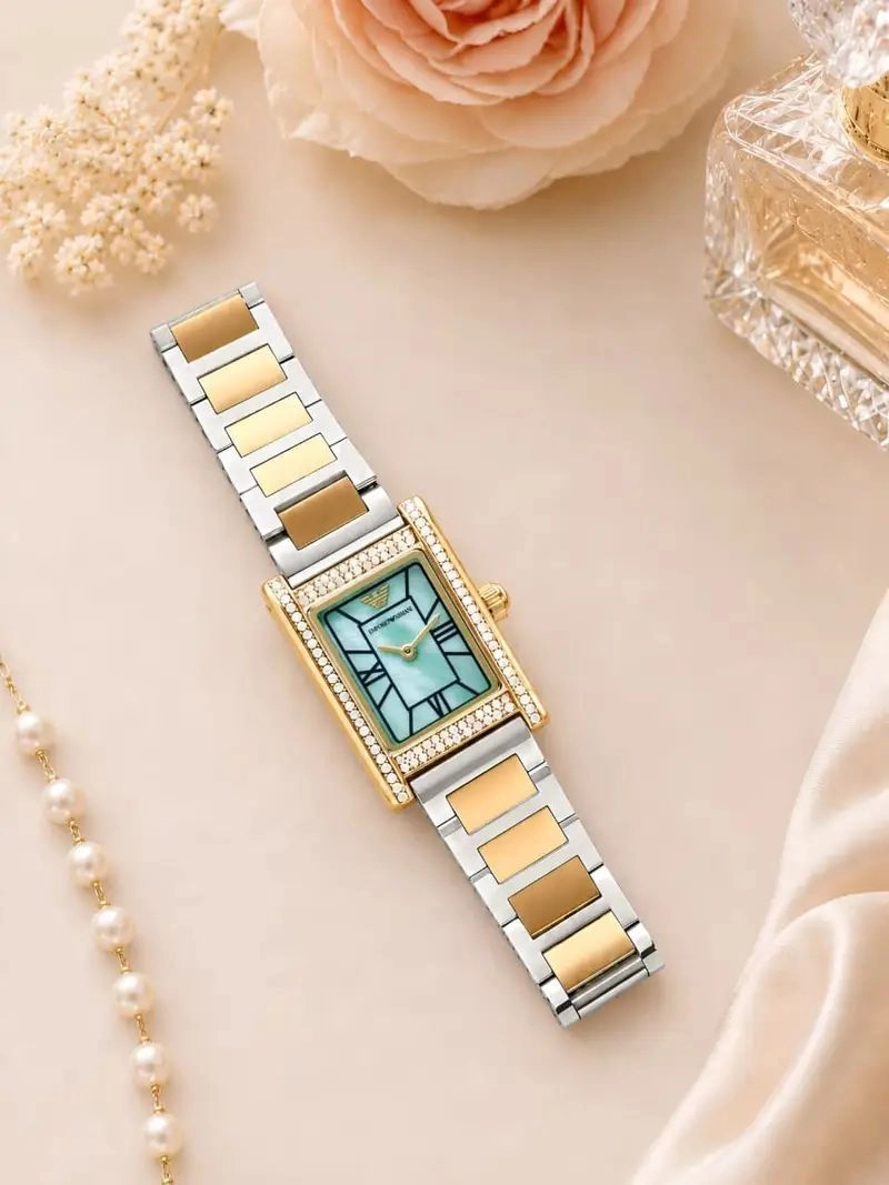 Emporio Armani Genni Rectangular Dial 7