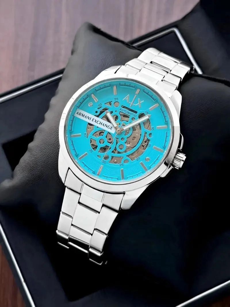 Armani Exchange Hampton Blue dial Automatic 3