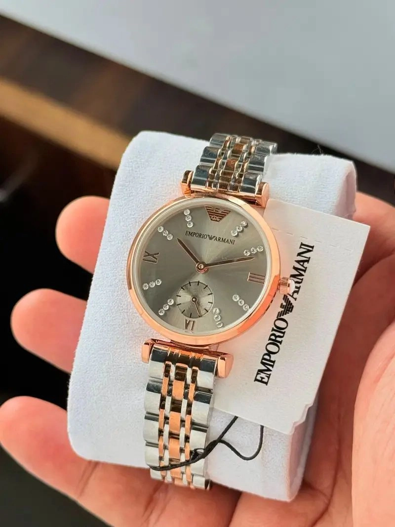 Emporio Armani Slim Grey Two Tone 6