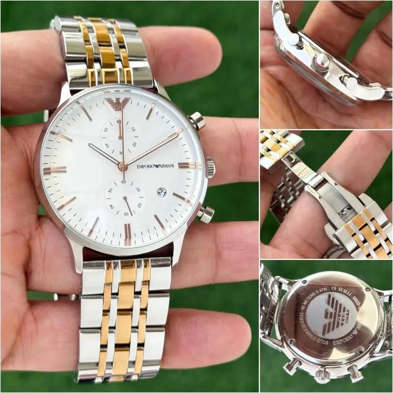 Emporio Armani Slim White Dial 5