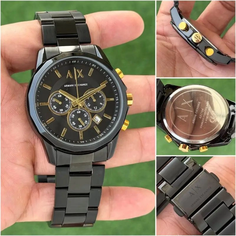 Armani Exchange Black Chronograph 6