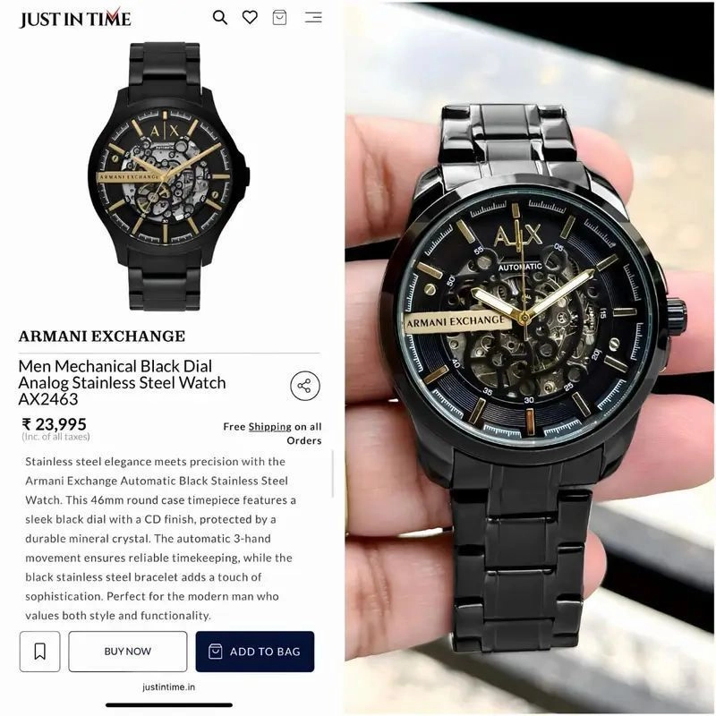 Armani Exchange Hampton Automatic 3