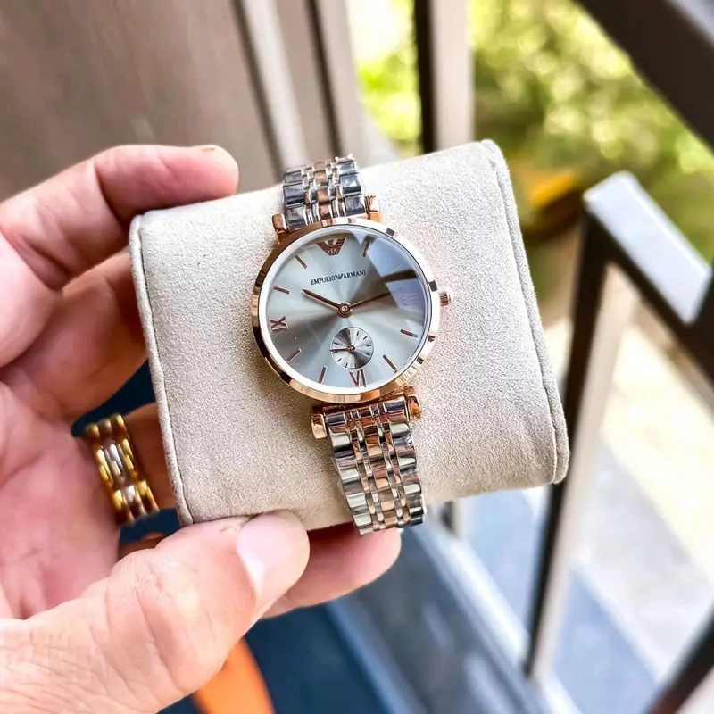 Emporio Armani Grey Roman Dial 2