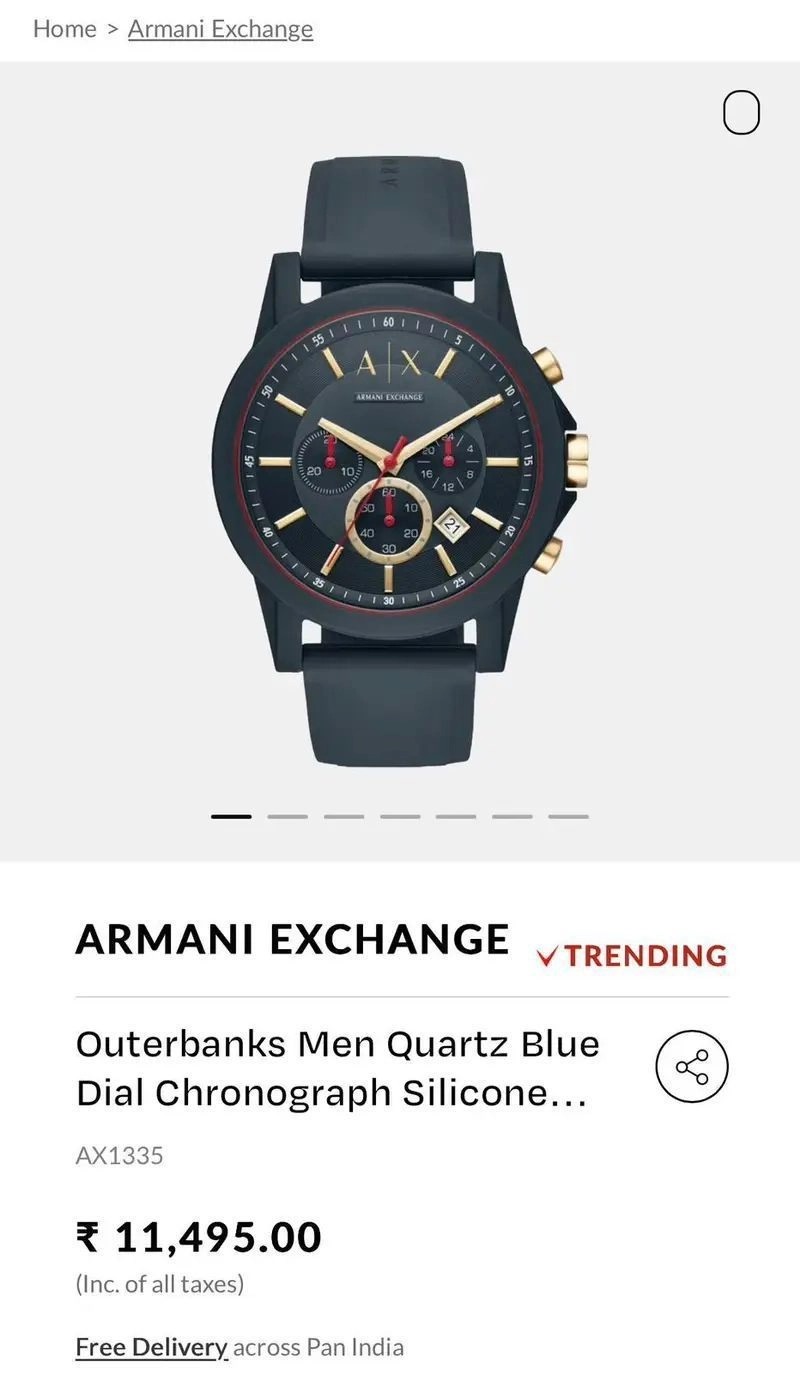 Armani Exchange Dark Grey Edition 3