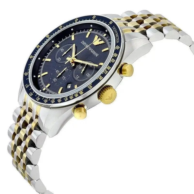 Emporio Armani AR6088 Blue Dial Chronograph 3