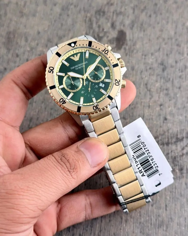 Emporio Armani AR11586 Green Dial 1