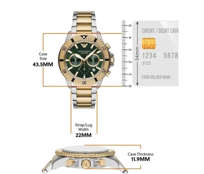 Emporio Armani AR11586 Green Dial 4