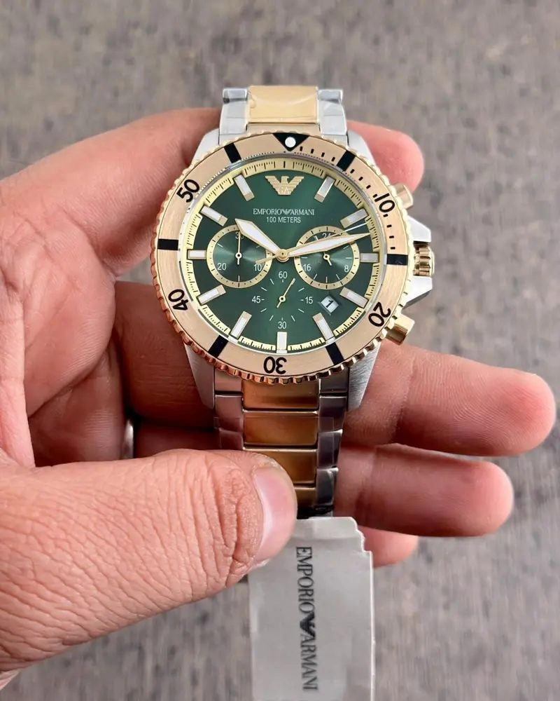Emporio Armani AR11586 Green Dial 6