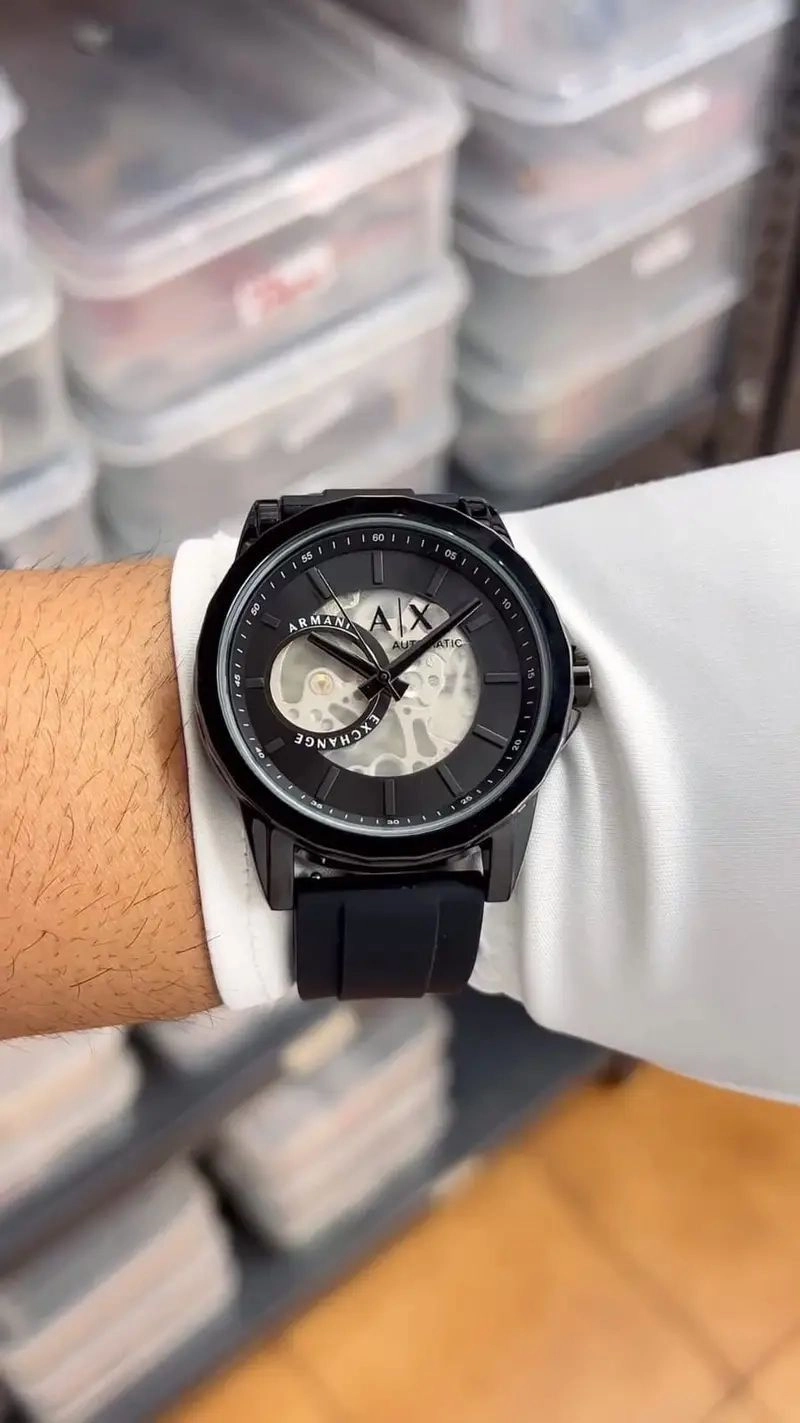 Armani Exchange Automatic Black Dial 1