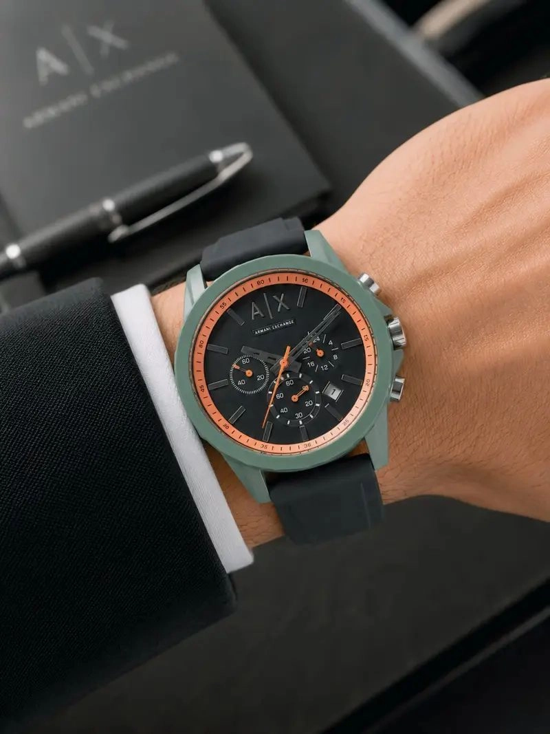 Armani Exchange Outerbanks Grey Chronograph 3