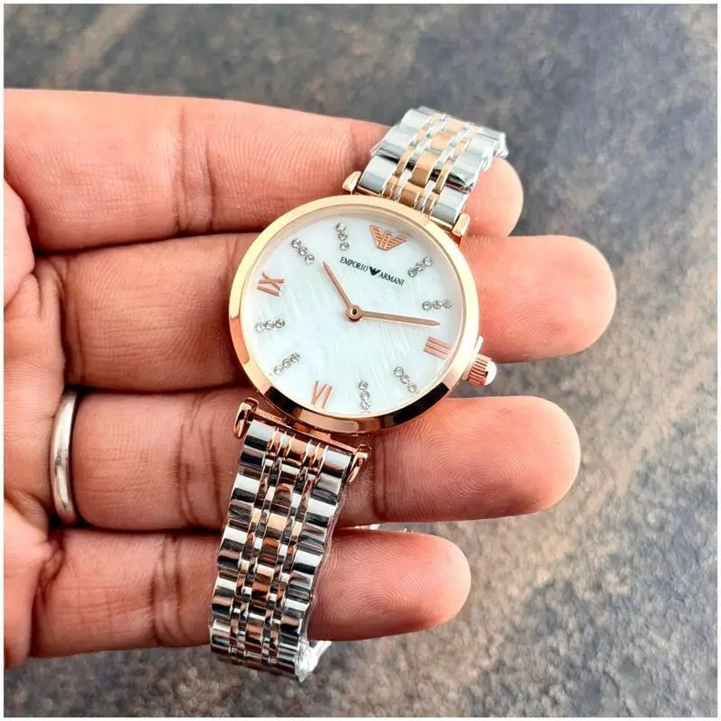 Emporio Armani Ladies Two-Tone 1