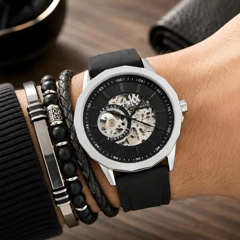 Armani Exchange AX Automatic Skeleton 3