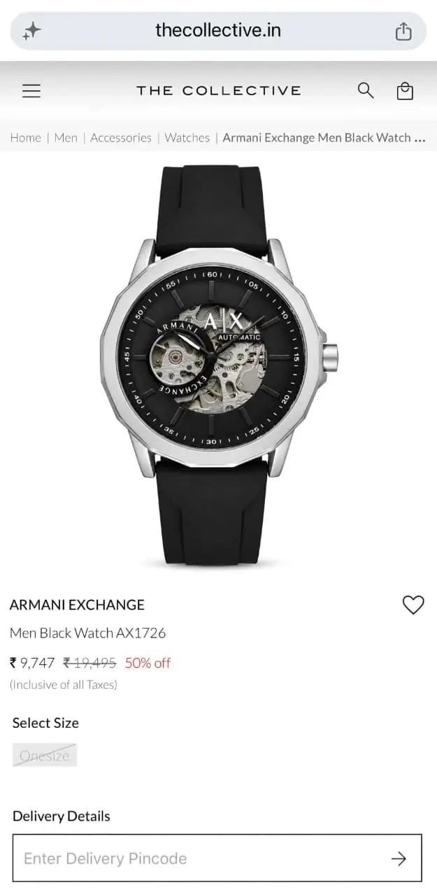 Armani Exchange AX Automatic Skeleton 4