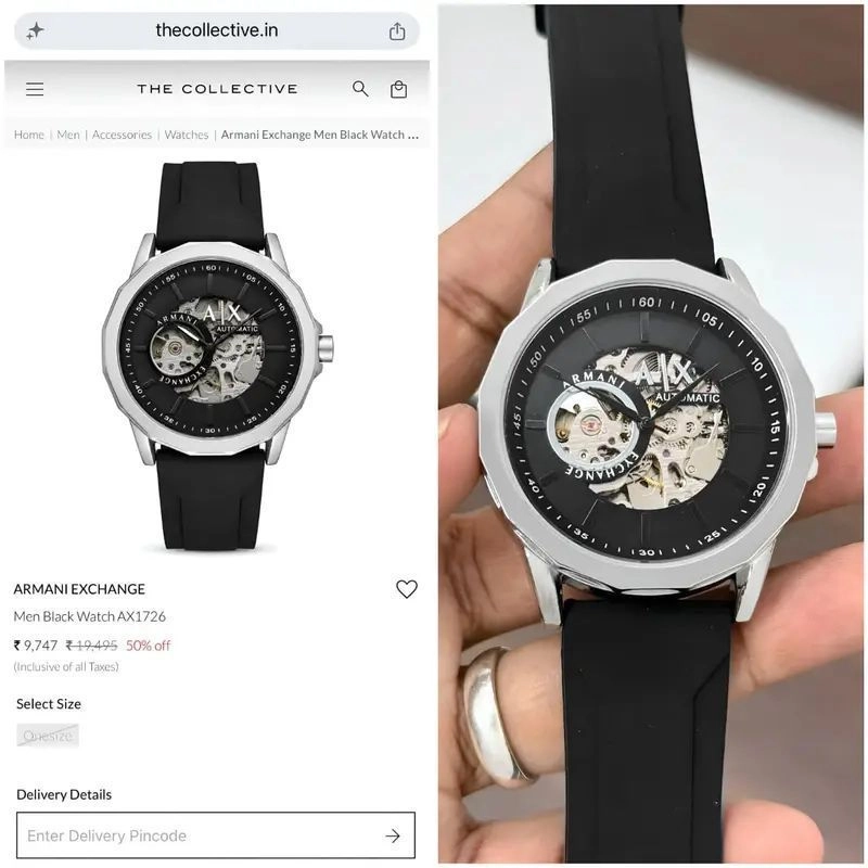 Armani Exchange AX Automatic Skeleton 6