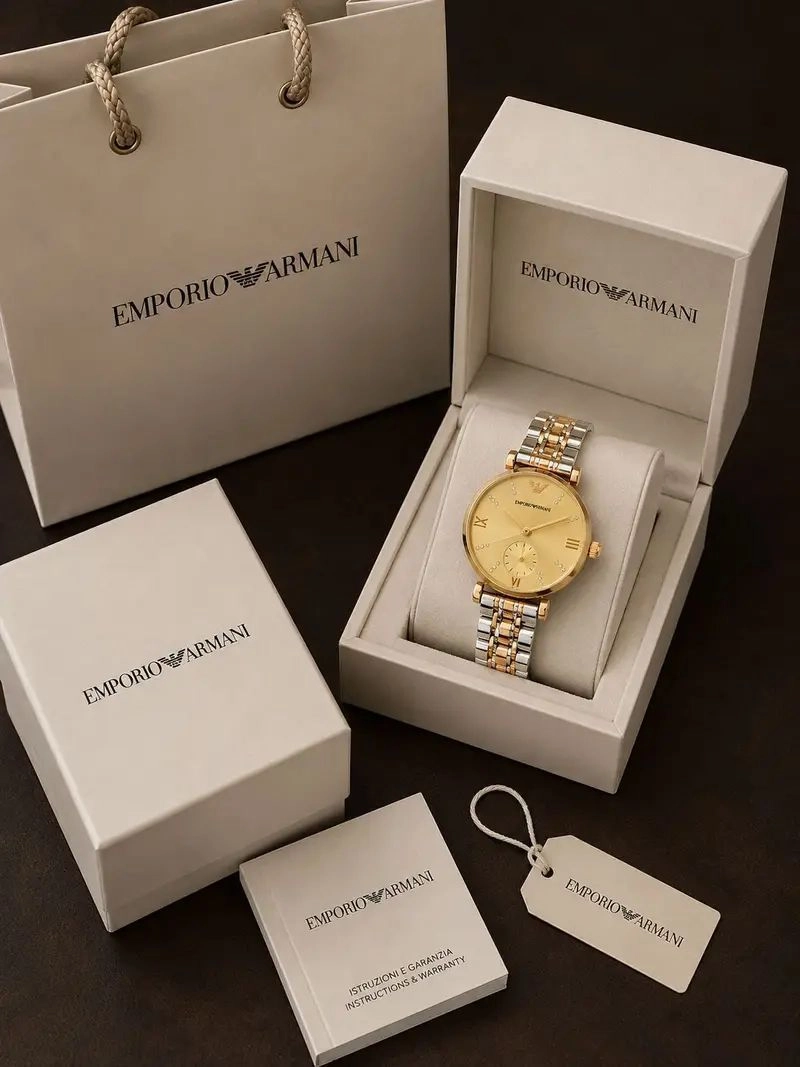 Emporio Armani Rose Gold Dial 4