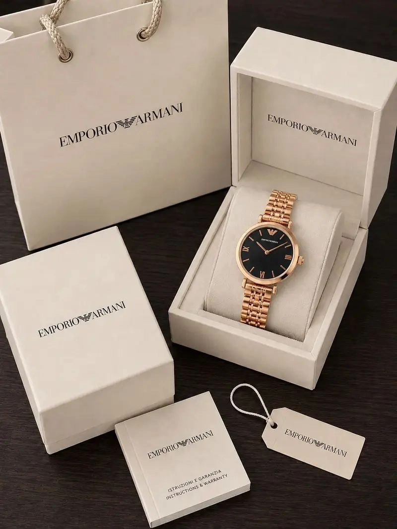 Emporio Armani Black Dial 3