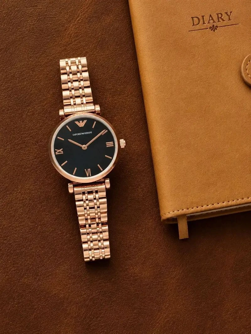 Emporio Armani Black Dial 4