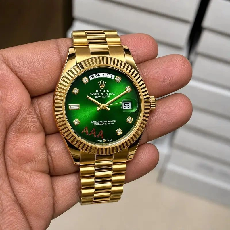 Rolex Oyster Perpetual Green Gold Day Date 1