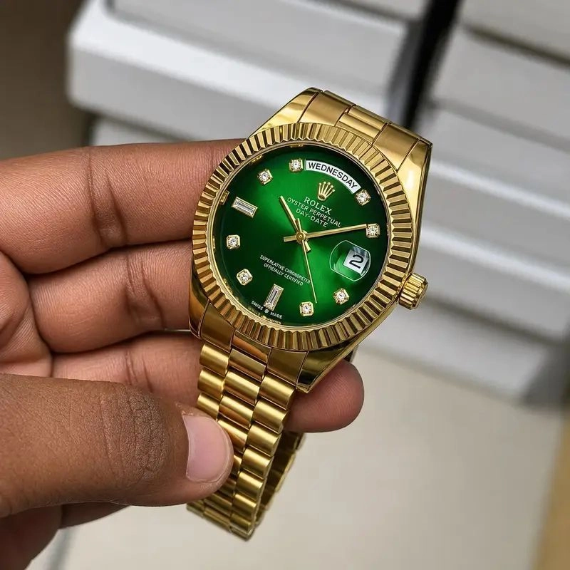 Rolex Oyster Perpetual Green Gold Day Date 2