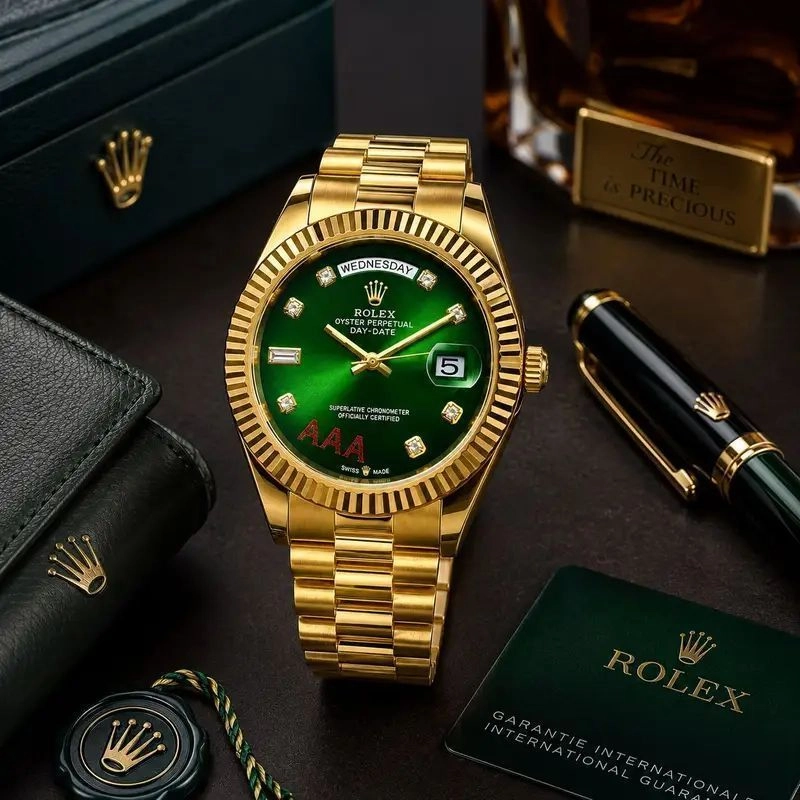 Rolex Oyster Perpetual Green Gold Day Date 4