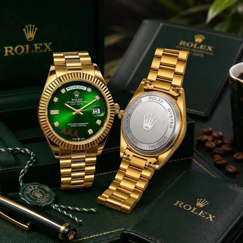 Rolex Oyster Perpetual Green Gold Day Date 5