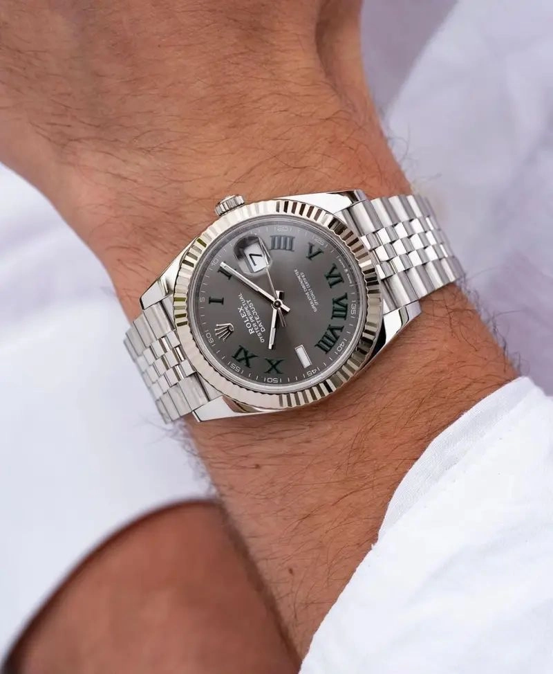 Rolex Oyster Perpetual Grey Dial Automatic 3