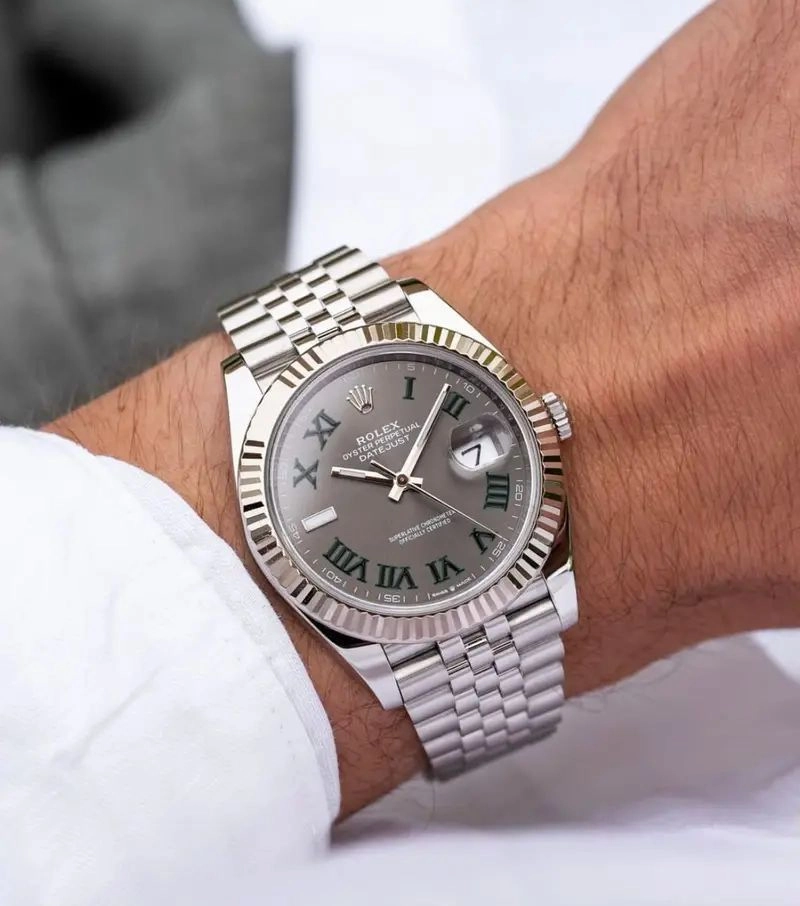 Rolex Oyster Perpetual Grey Dial Automatic 4