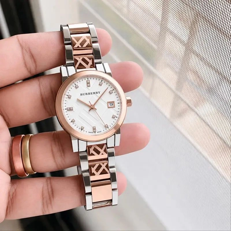 Burberry Gradient White-Gold Dial 3