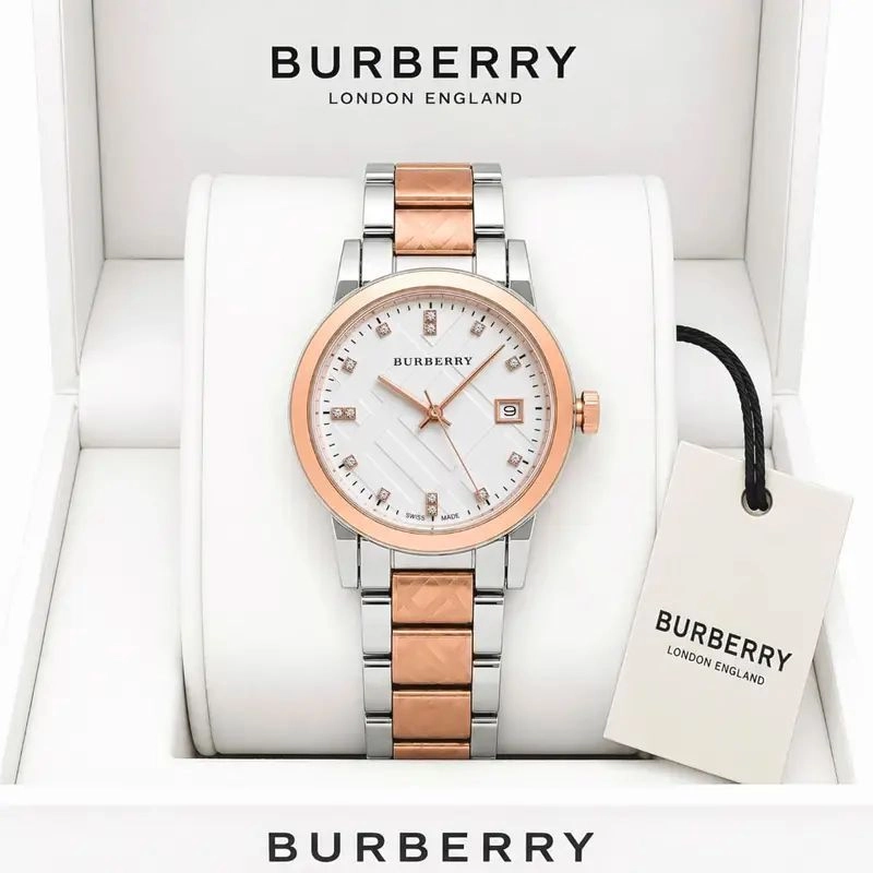 Burberry Gradient White-Gold Dial 4