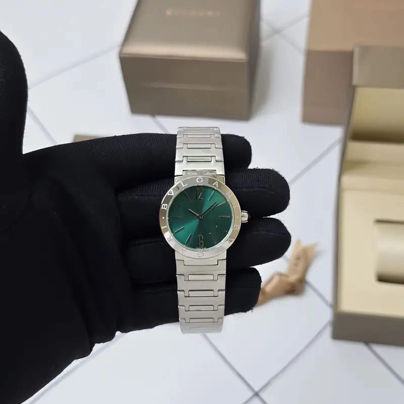 Bvlgari Green Dial Silver Edition 1