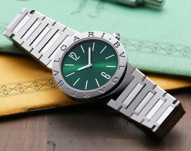 Bvlgari Green Dial Silver Edition 4
