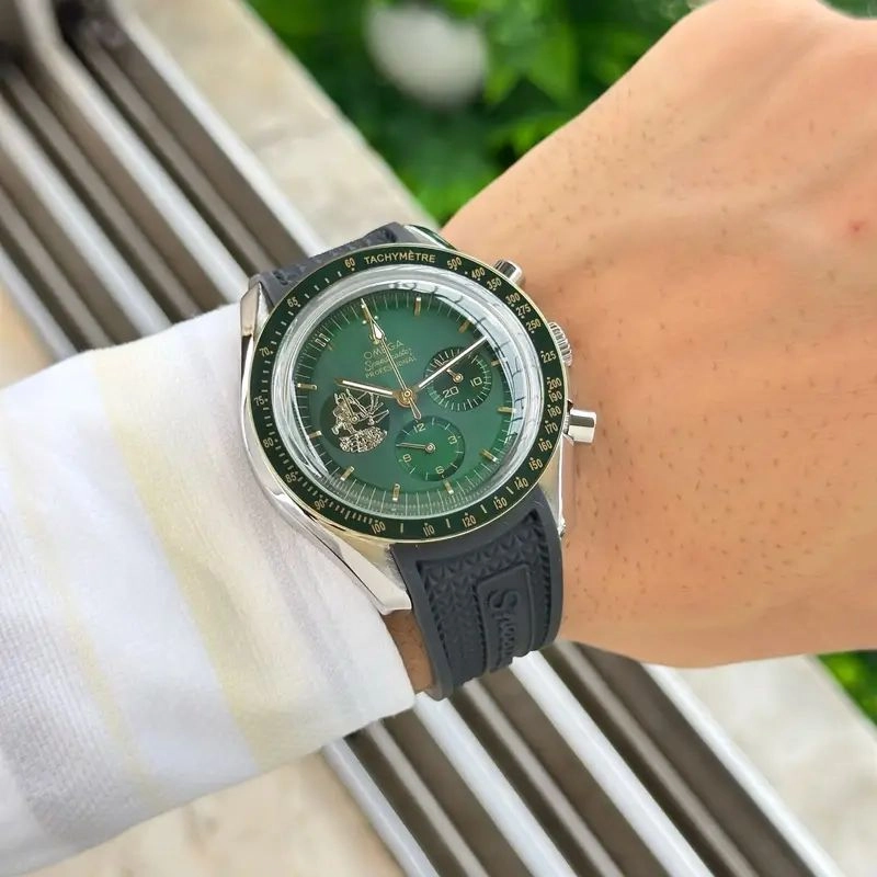 Omega Apollo Green Dial Chronograph 2