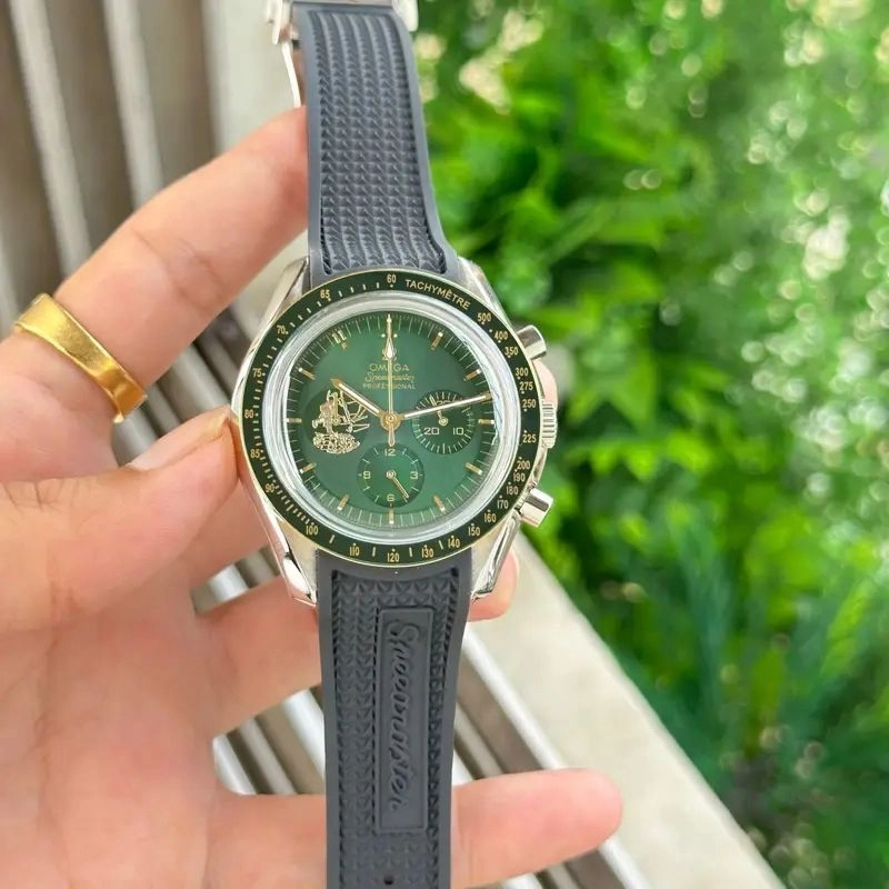 Omega Apollo Green Dial Chronograph 3