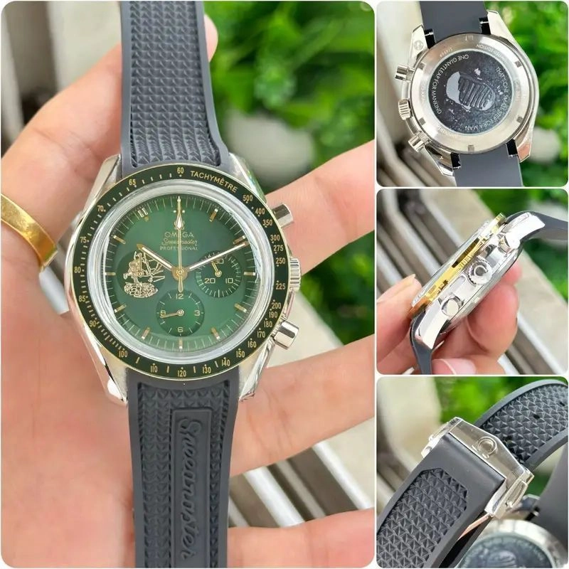 Omega Apollo Green Dial Chronograph 6
